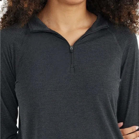 Free Fly Apparel Bamboo Gray-blue Long Sleeve Top - Picture 2 of 11